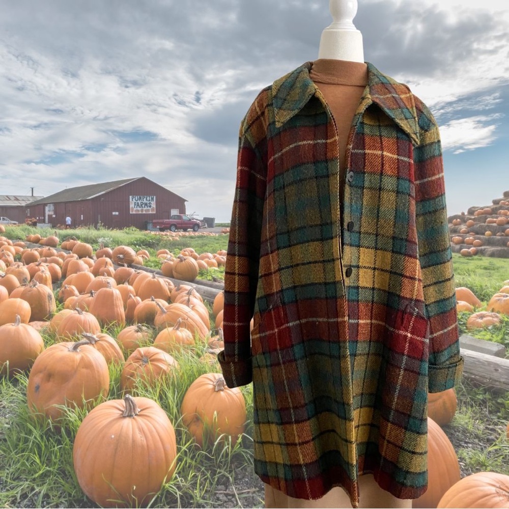 90’s Jones New York Plaid Coat